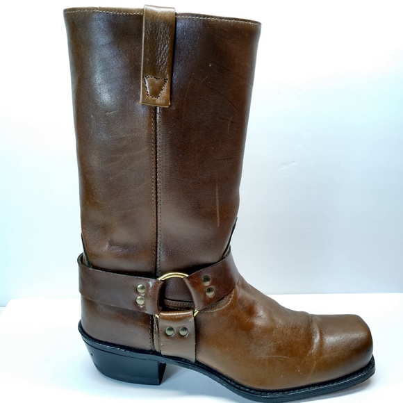 ACME Other - ACME Vintage Brown Square Toe Boots Size 9 D